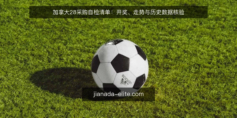 加拿大28采购自检清单：开奖、走势与历史数据核验 — 明确需求边界 配图